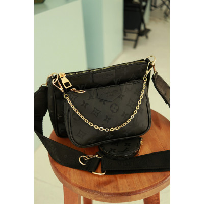 Сумка женская Louis Vuitton клатч- кросс-боди тройная Луи Витон 3 в 1