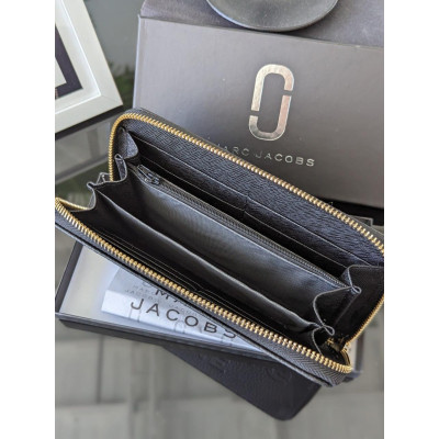 Кошелек Марк Джейкобс женский , кошелек большой Marc Jacobs черный - LUX качество