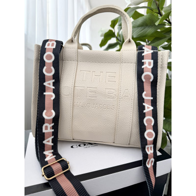 Сумка женская Марк Джейкобс шопер молочный Marc Jacobs Tote Bag большой