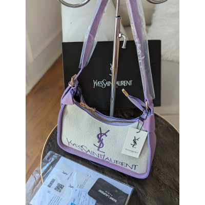 Женская сумка Yves Saint Laurent YSL Ив Сен Лоран багет светло-фиолетовый