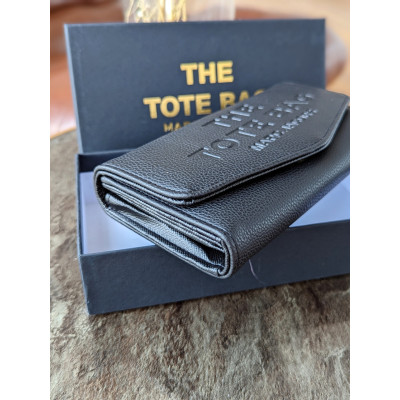 Кошелек Марк Джейкобс женский , кошелек большой Marc Jacobs черный