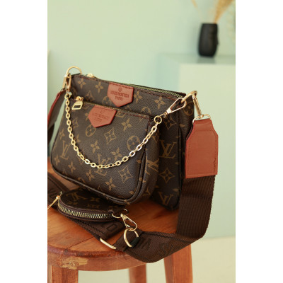 Сумка Louis Vuitton 3 в 1 через плече, клатч через плече Луи Витон  3 в 1