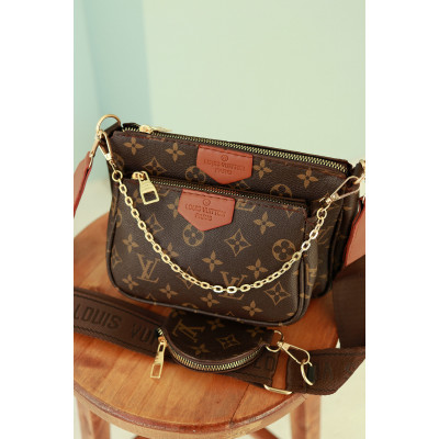 Сумка Louis Vuitton 3 в 1 через плече, клатч через плече Луи Витон  3 в 1