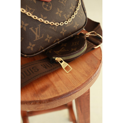 Сумка Louis Vuitton 3 в 1 через плече, клатч через плече Луи Витон  3 в 1