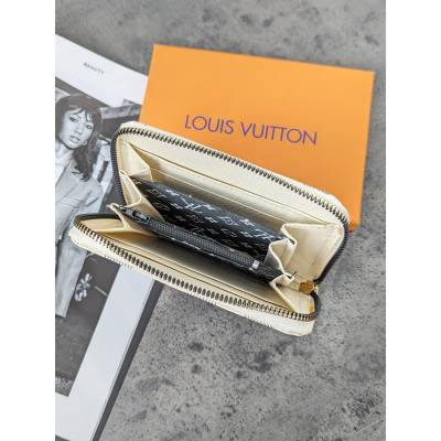 Женский кошелек мини Louis Vuitton бежевый в клетку Луи Виттон