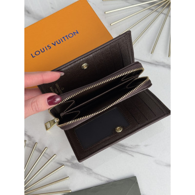 Женский кошелек Louis Vuitton коричневый  Луи Виттон книжка
