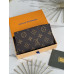 Женский кошелек Louis Vuitton коричневый  Луи Виттон книжка
