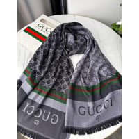 ПАЛАНТИН ШАРФ, ХУСТКА GUCCI ЖЕНСКИЙ ШАРФ ГУЧЧИ  темно-синий