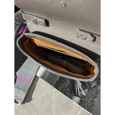 Сумка женская  Diesel  серый Дизель Lux