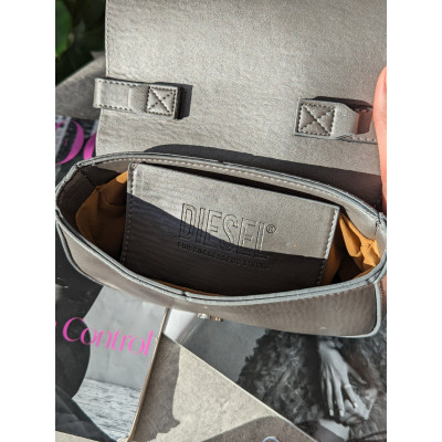 Сумка женская  Diesel  серый Дизель Lux