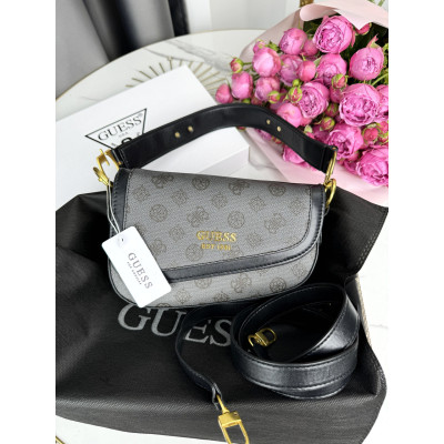 Женская сумка седло Guess est 1981 темно-синий Гесс