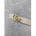 Женский ремень пояс Gucci Гуччи молочный + золото широкий