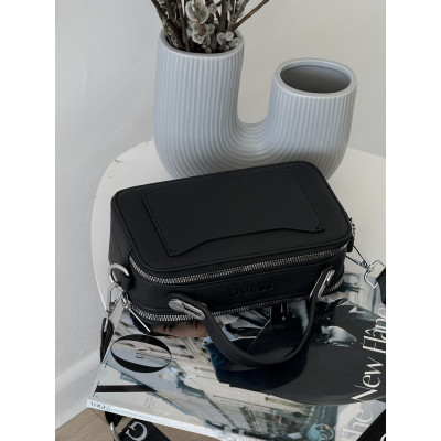 Сумка женская  черный Guess Гесс кросс-боди на широком ремне