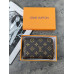 Женский кошелек мини Louis Vuitton коричневый Луи Виттон