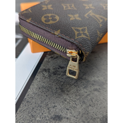 Женский кошелек мини Louis Vuitton коричневый Луи Виттон