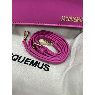 Премиум cумка женская Jacquemus малиновый  клатч Жакмюс