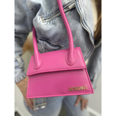 Премиум cумка женская Jacquemus малиновый  клатч Жакмюс
