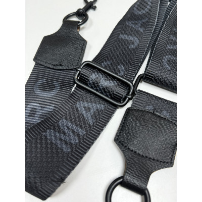 Ремень на сумку текстильный черный Marc Jacobs Марк Джейобс