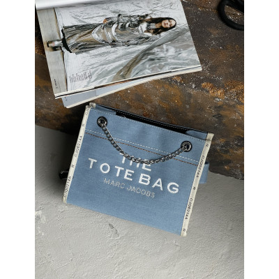 Сумка женская Марк Джейкобс светло- синий Marc Jacobs  Bag Denim Small