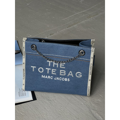 Сумка женская Марк Джейкобс голубой Marc Jacobs  Bag Denim Small