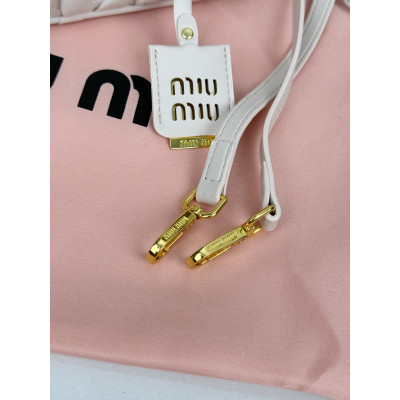 Сумка женская Miu Miu Arcadie Matelassé кремовый кросс боди Миу Миу