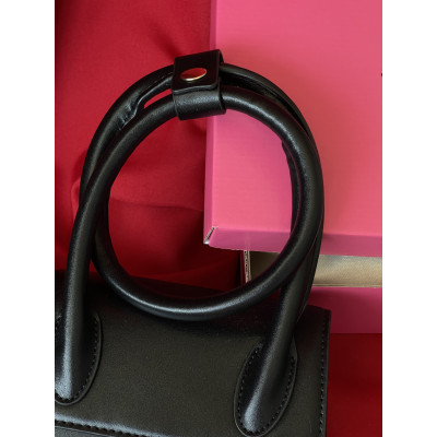 Сумка женская Jacquemus Le Chiquito Noeud черный клатч Жакмюс Premium