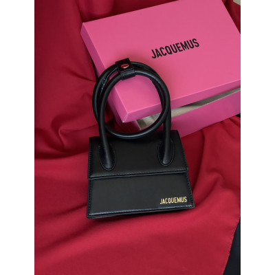 Сумка женская Jacquemus Le Chiquito Noeud черный клатч Жакмюс Premium