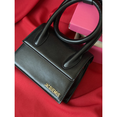 Сумка женская Jacquemus Le Chiquito Noeud черный клатч Жакмюс Premium