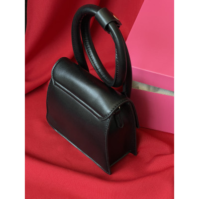 Сумка женская Jacquemus Le Chiquito Noeud черный клатч Жакмюс Premium