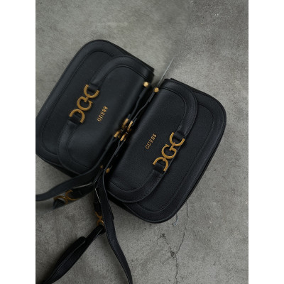 Сумка женская Guess черный через плечо Гесс