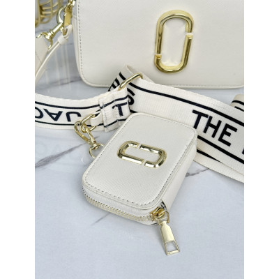 Сумка женская Марк Джейкобс 2в1  молочный Marc Jacobs 2 в 1