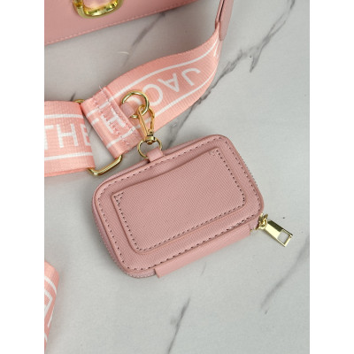 Сумка женская Марк Джейкобс 2в1 розовый Marc Jacobs 2 в 1