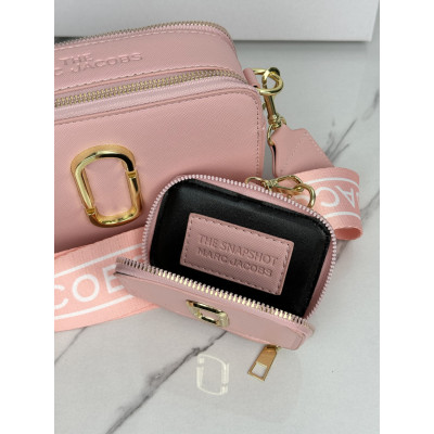 Сумка женская Марк Джейкобс 2в1 розовый Marc Jacobs 2 в 1