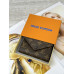 Женский кошелек Louis Vuitton коричневый + коричневый конверт мини Луи Виттон