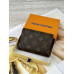 Женский кошелек Louis Vuitton коричневый + коричневый конверт мини Луи Виттон