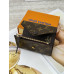 Женский кошелек Louis Vuitton коричневый + коричневый конверт мини Луи Виттон