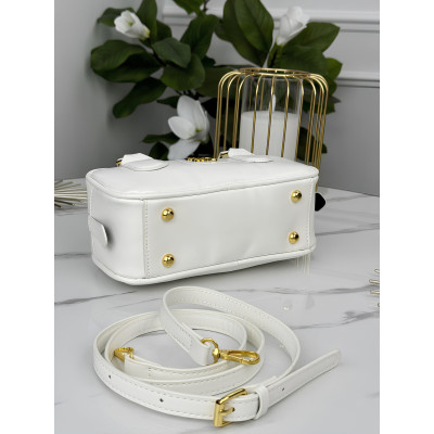 Сумка женская Miu Miu Arcadie Leather белый классический кросс боди Миу Миу