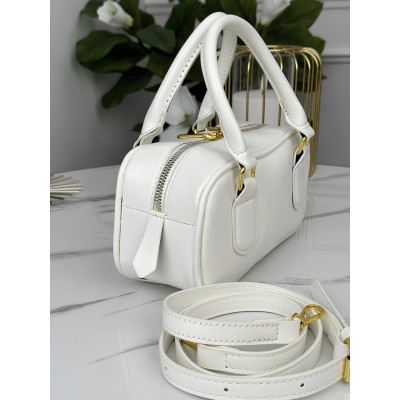 Сумка женская Miu Miu Arcadie Leather белый классический кросс боди Миу Миу