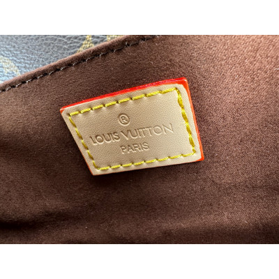 Женская сумка Луи Виттон коричневый Metis. Подарочный набор Louis Vuitton женский 4 предмета