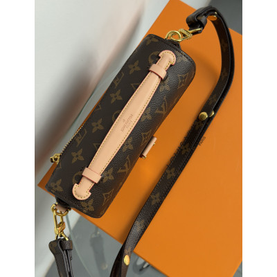 Женская сумка Луи Виттон коричневый Metis. Подарочный набор Louis Vuitton женский 4 предмета