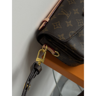 Женская сумка Луи Виттон коричневый Metis. Подарочный набор Louis Vuitton женский 4 предмета