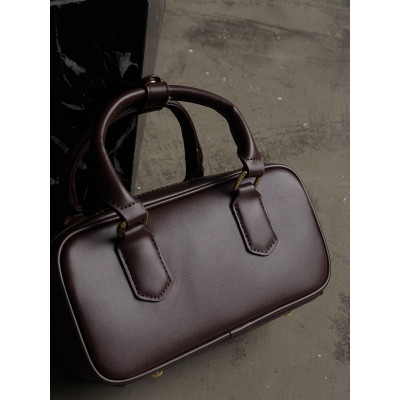 Сумка женская Miu Miu Arcadie Leather Bag бургунди кросс боди Миу Миу