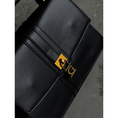 Женская сумка Гесс черный  Guess Ginevra Logo Elite кросс боди