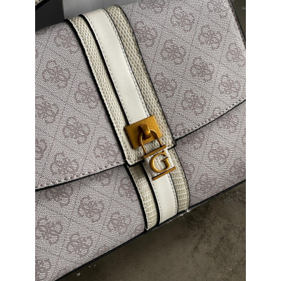 Женская сумка Гесс розовый Guess Ginevra Logo Elite кросс боди