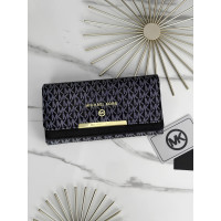 Кошелек Michael Kors большой  двойной Мишель Корс женский черный