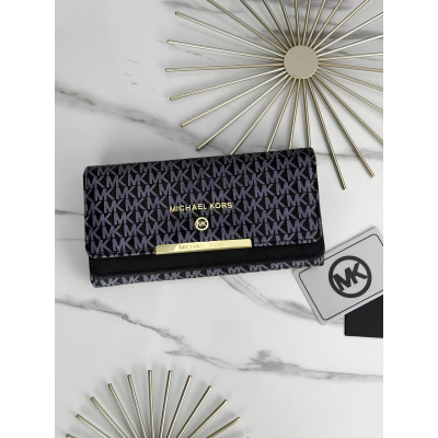 Кошелек Michael Kors большой  двойной Мишель Корс женский черный
