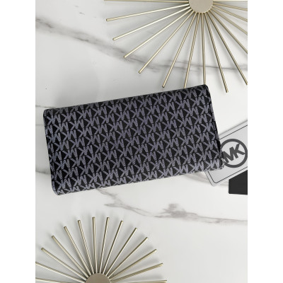 Кошелек Michael Kors большой  двойной Мишель Корс женский черный