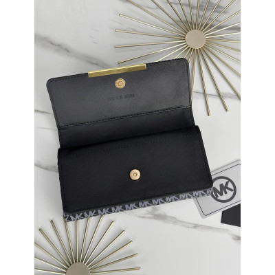 Кошелек Michael Kors большой  двойной Мишель Корс женский черный