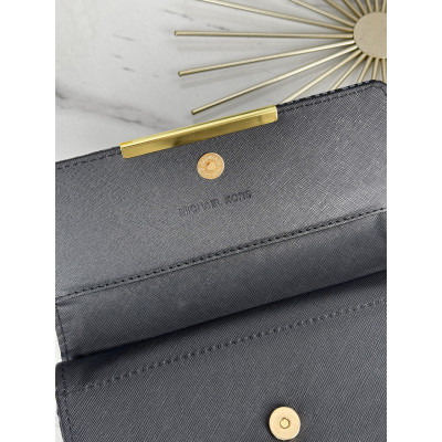 Кошелек Michael Kors большой  двойной Мишель Корс женский черный