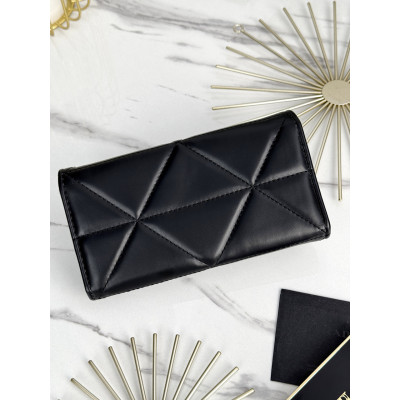 Кошелек Prada большой  двойной Прада  женский коричневый